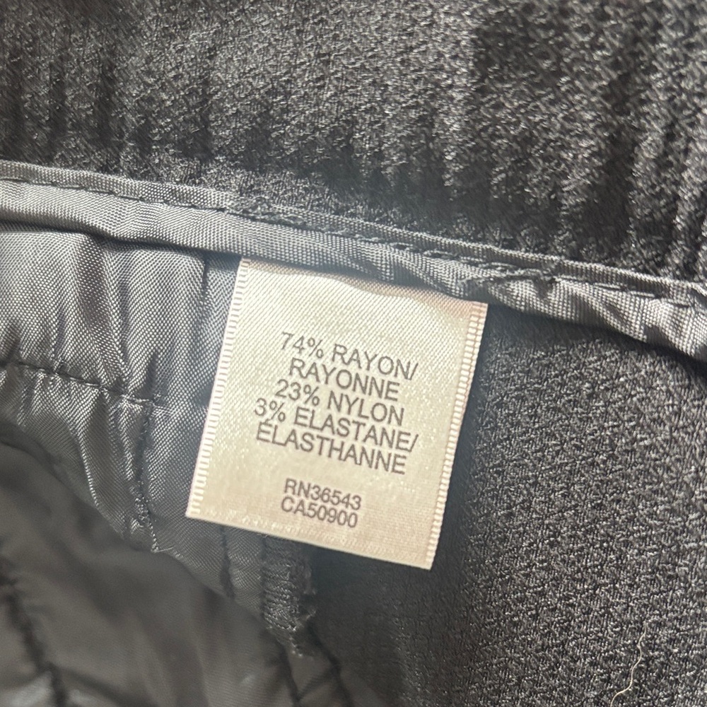 Van Heusen black Stretch ankle pants - Picture 3 of 5